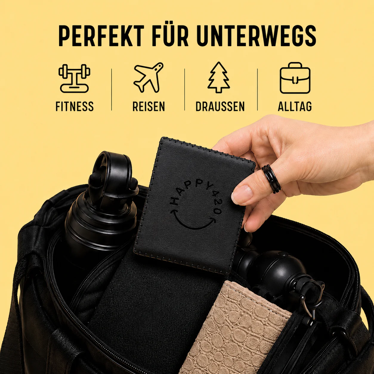 Neu! ✨ Luxus Leder Baggie ✨Wildcard Medium - Image 11